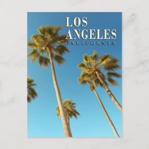 Los Angeles, Californië Palm Tree Travel Briefkaart