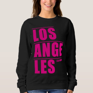 Los Angeles Californië Palmen Bloem Los Angeles Pa Trui
