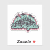 Los Angeles, Californië Sticker (Vel)
