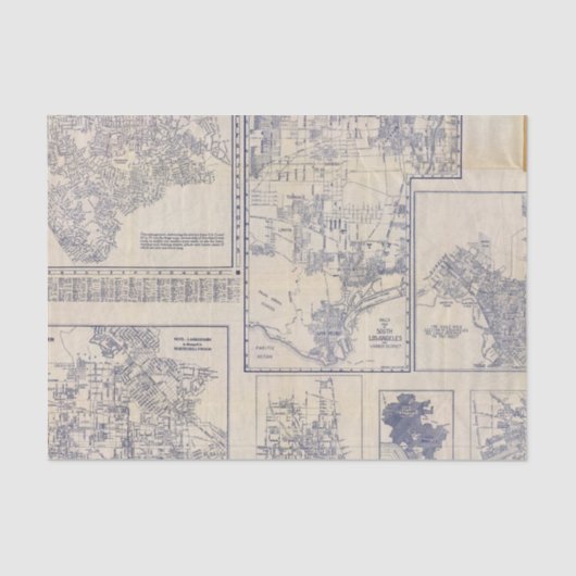 Los Angeles, Californië Tissuepapier (Voorkant)