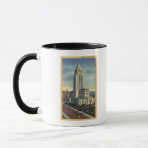 Los Angeles, Californië-Uitzicht van het stadhuis Mok