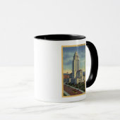 Los Angeles, Californië-Uitzicht van het stadhuis Mok (Voorkant rechts)