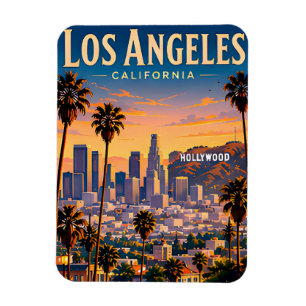 Los Angeles Californië Vakantie Souvenir Magneet