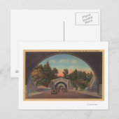 Los Angeles, CATunnel Uitzicht van het Elysiaanse Briefkaart (Voorkant / Achterkant)