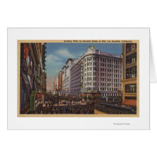 Los Angeles, CAView of Warner Bros. op 7th Street.