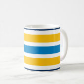 Los Angeles Chargers Minimalist Bars Coffee Mug (Devant droit)