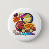 Los Angeles Chilaquiles Ronde Button 5,7 Cm (Voorkant)