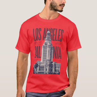 Los Angeles City Hall Californië T-shirt