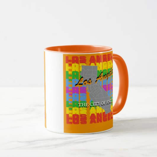 Los Angeles coffee mug  (Devant droit)