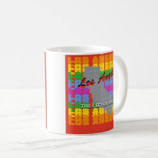 Los Angeles coffee mug  (Devant droit)