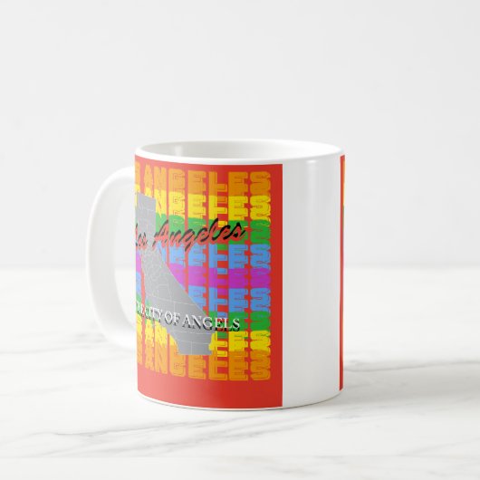 Los Angeles coffee mug  (Devant gauche)