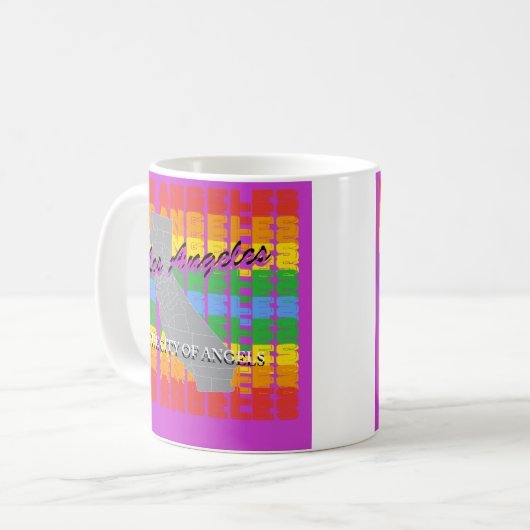 Los Angeles coffee mug  (Devant gauche)