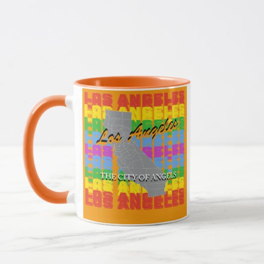 Los Angeles coffee mug  Mok (Links)