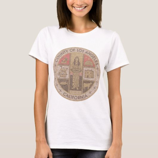Los Angeles County Seal T-shirt (Voorkant)