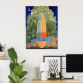 Los Angeles, de Wonder City Poster (Thuiskantoor)