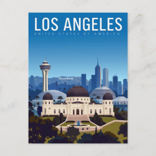 Los Angeles Droomlandschap Skyline Briefkaart
