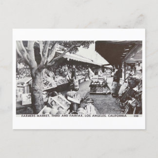 Los Angeles Farmers Market 1950 Briefkaart