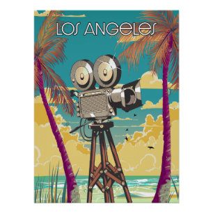 Los Angeles Filmcamera poster Perfect Poster