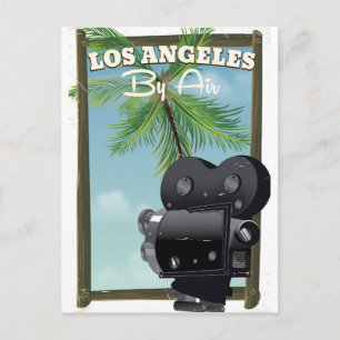 Los Angeles Filmcamera Reisposter Briefkaart