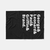 Los Angeles Finest Fleece Deken (Voorkant (Horizontaal))