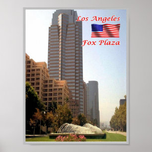 Los Angeles - Fox Plaza - Verenigde Staten - Poster