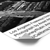 Los Angeles Freeways uit de lucht, 1966 Poster (Hoek)