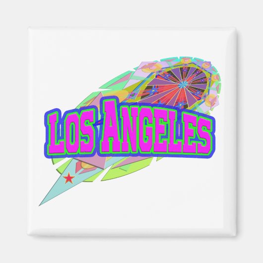 Los Angeles Future Magnet Magneet (Voorkant)