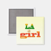 Los Angeles Girl Magneet (Voorkant / Achterkant)