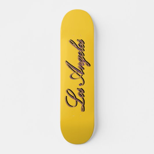 Los Angeles Gold Standard Skateboard (Voorkant)