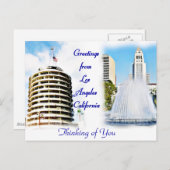 Los Angeles, Greetings_ Briefkaart (Voorkant / Achterkant)