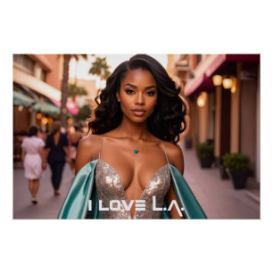 LOS ANGELES - IK HOU VAN L.A. PERFECT POSTER