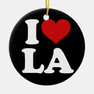 Los Angeles Keramisch Ornament