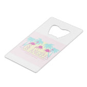 Los Angeles Kredietkaart Flessenopener (Achterkant Gekanteld)