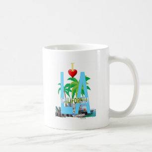 los angeles l ' california city usa america koffiemok