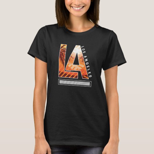 Los Angeles LA California     3 T-shirt (Voorkant)