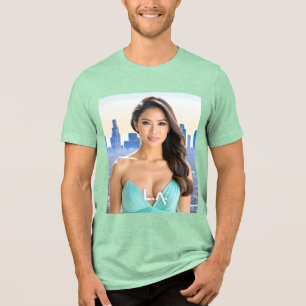 LOS ANGELES - LA - LIEFDE UIT DE VS Tri-Blend SHIRT