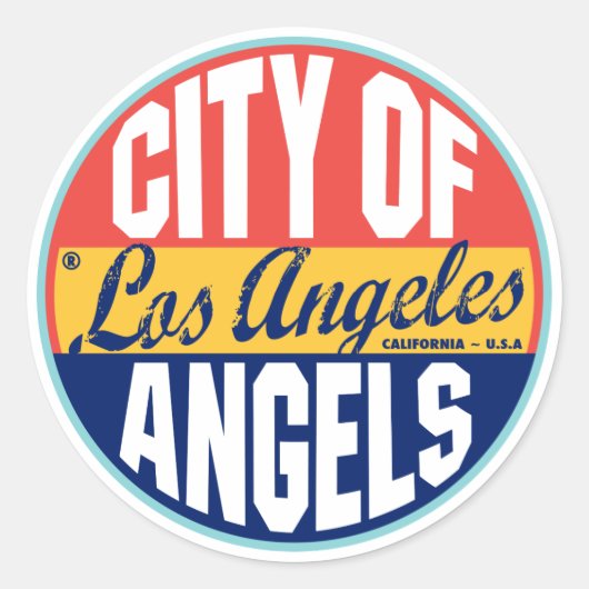 Los Angeles  Label (Voorkant)