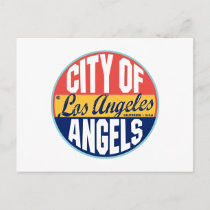 Los Angeles  Label Briefkaart