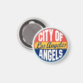 Los Angeles Label Magneet (Voorkant / Achterkant)