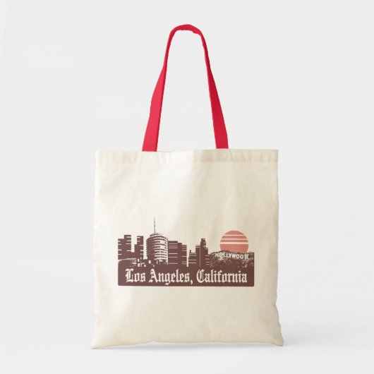 Los Angeles Linesky Tote Bag (Voorkant)