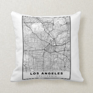 Los Angeles Map Kussen