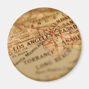 LOS ANGELES Map Magnet Magneet