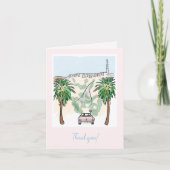 Los Angeles Mariage Merci Cartes (Devant)