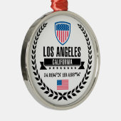 Los Angeles Metalen Ornament (Rechts)