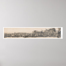 Los Angeles Motorcycle Club in Venice, Californië Poster