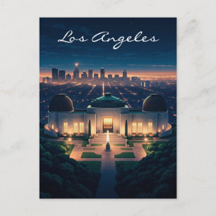 Los Angeles Night briefkaart