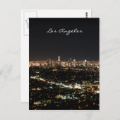 Los Angeles Night briefkaart (Voorkant / Achterkant)