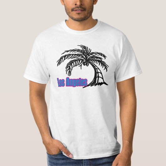 Los Angeles palm Tree #1 T-Shirt (Voorkant)