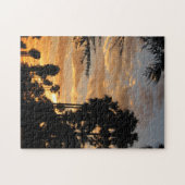 Los Angeles Palm Tree Sunset Puzzle (Horizontal)