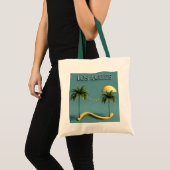Los Angeles Palmboom Zonsondergang Boodschappentas Tote Bag (Voorkant (product))